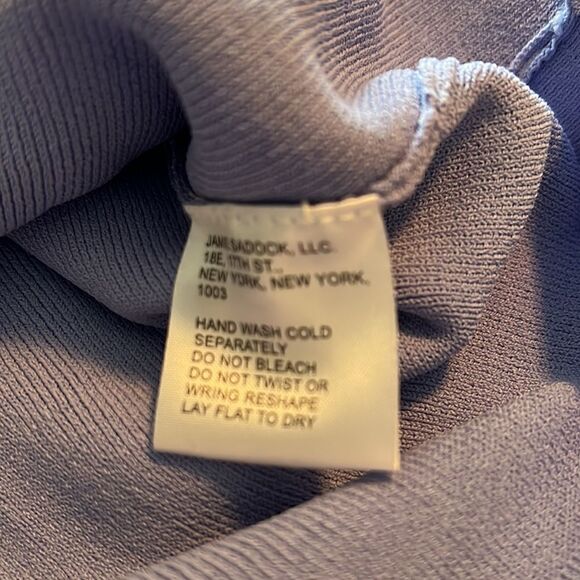 JAMIE SADOCK blue periwinkle golf jacket. Gray trim with silver - Picture 4 of 10